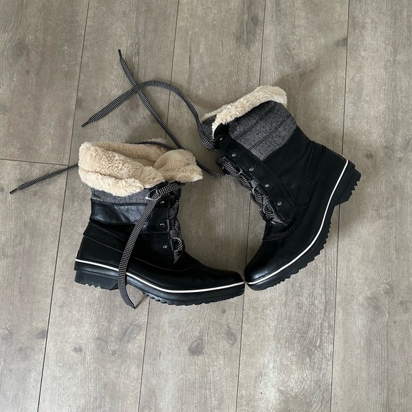 JBU Women's Siberia Waterproof Lace-Up Quilted Cold-Weather Boots Size 8M - Picture 15 of 16